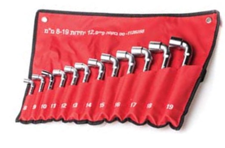 סט בוקסה פייפ עם חור 8-19 מ