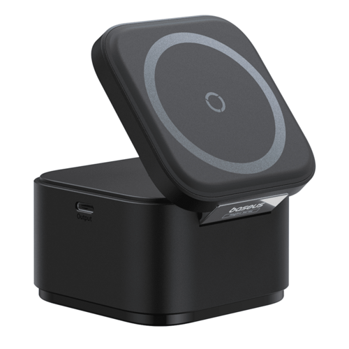 מטען אלחוטי מגנטי 2 ב-1 Baseus MagPro Wireless 25W –