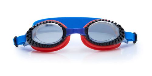 משקפת בריכה מעוצבת לילדים 100% סיליקון עם הגנת UV ומונע אדים - טורבו אדום (גיל 3+)