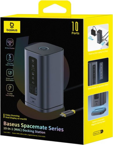 Baseus Spacemate 10-in-1 Docking Station Hub