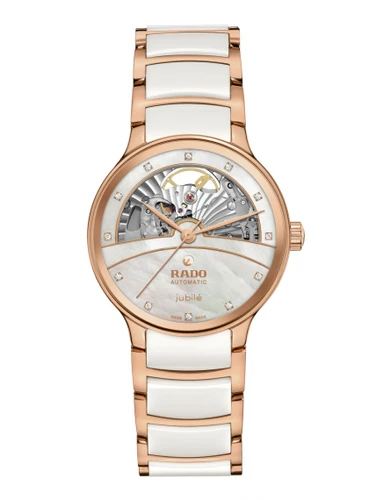 שעון RADO CENTRIX אוטומטי קרמי לאישה (35 ממ)