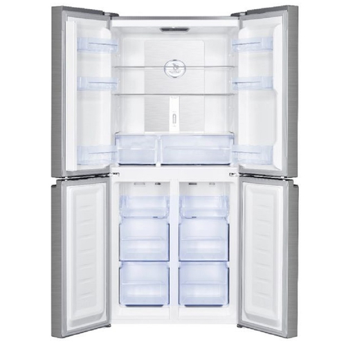 מקרר 4 דלתות 472 ליטר Haier האייר Open Space Inverter HRF-4494BX נירוסטה מושחרת