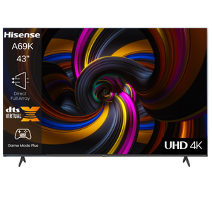 טלוויזיה חכמה 43" Hisense 4K UHD הייסנס 43A69K