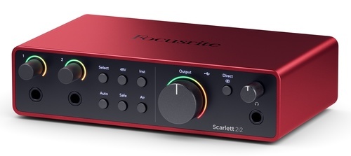  כרטיס קול Scarlett 2i2 4th Gen חברת Focusrite