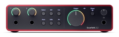  כרטיס קול Scarlett 2i2 4th Gen חברת Focusrite