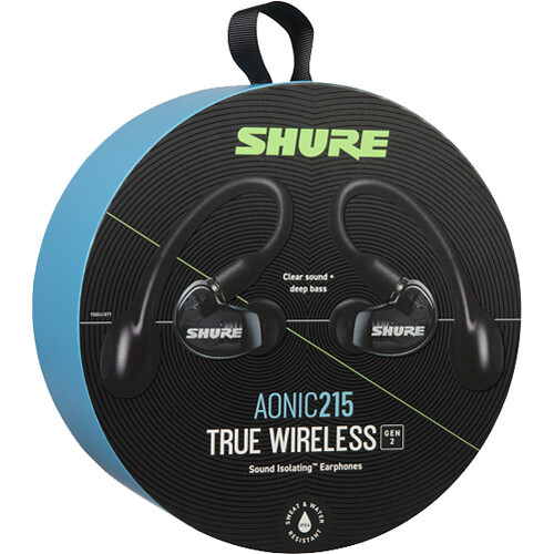 אוזניות אלחוטיות מקצועיות Shure AONIC 215 Gen 2 True Wireless