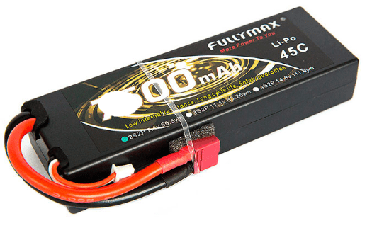 סוללת LIPO תוצרת FULLYMAX 7.4V 5000 הארדקייס