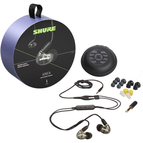 אוזניות מקצועיות Shure AONIC 4 Sound-Isolating Earphones