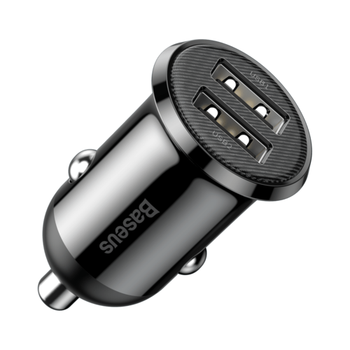 מטען רכב Baseus Grain Pro Car Charger (Dual USB 4.8A)