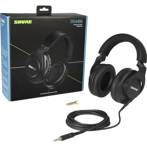 אוזניות מקצועיות Shure SRH440A Studio Headphones