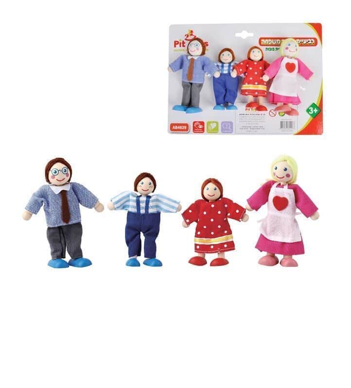 רביעיית בובות לבית בובות - Pit Toys