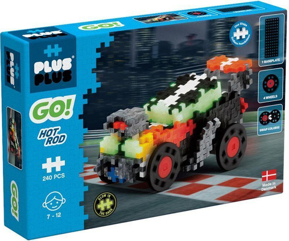 פלוס פלוס GO מכונית מירוץ 240 חלקים - Plus Plus