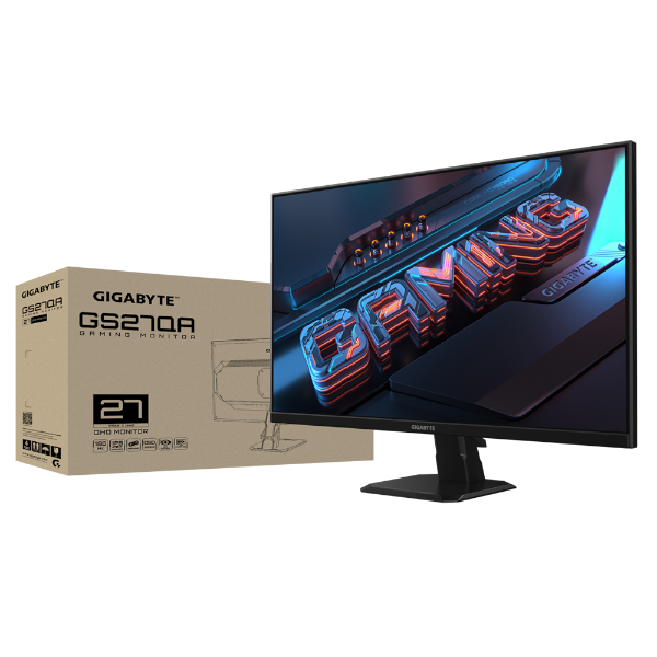 מסך גיימינג Gigabyte GS27QA QHD SS IPS 180Hz 1MS HDR Ready