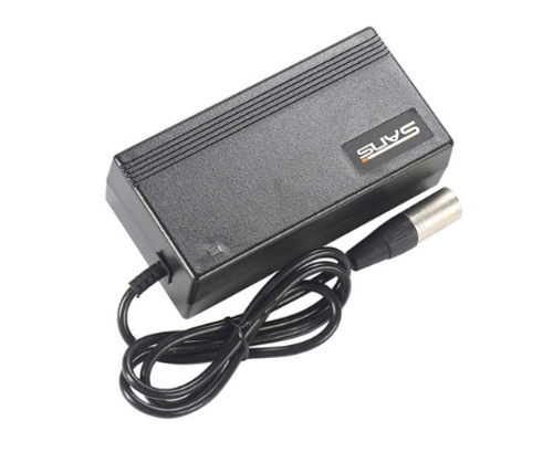 מטען לאופניים חשמליים 36V 2AH SANS מקורי כולל שנה אחריות - יציאת XLR 