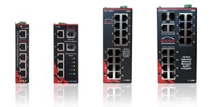 תקשורת אינטרנט תעשייתית. Managed Ethernet Switches תוצרת .Red-Lion