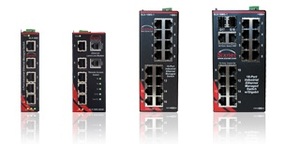 תקשורת אינטרנט תעשייתית. Managed Ethernet Switches תוצרת .Red-Lion