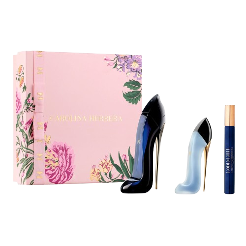 Carolina Herrera Good Girl EDP 80ML + 10ML + 30ML Hair Mist מארז קרולינה הררה גוד גירל לאישה