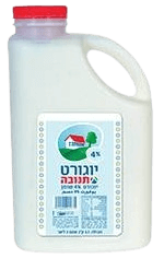 כד יוגורט 4% שומן - תנובה 3 ליטר