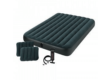 מזרן מתנפח זוגי+משאבה ידנית +2 כריות שינה  DURA BEAM STANDARD