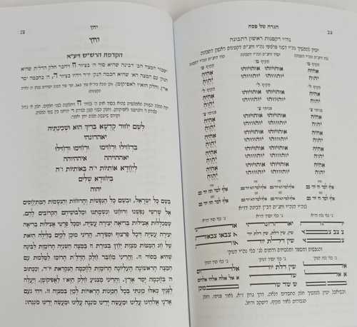 קיצור כוונות הגדה של פסח