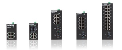 תקשורת אינטרנט תעשייתית. Monitored Ethernet Switches.  תוצרת Red-Lion.