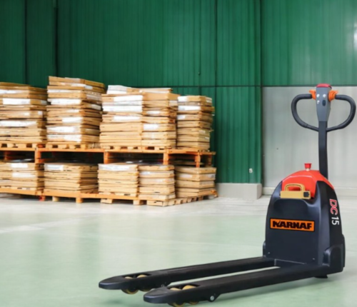 עגלת משטחים חשמלית מלאה 1.5 טון KARNAF