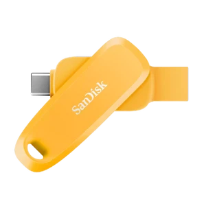 דיסק און קי SanDisk Phone Drive USB-C + USB 3.2 SDDDC6-064G-G46YD (צהוב) נפח 64GB