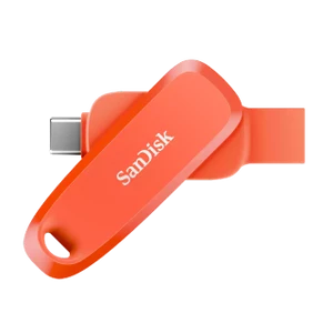 דיסק און קי SanDisk Phone Drive USB-C + USB 3.2 SDDDC6-064G-G46NO (כתום) נפח 64GB