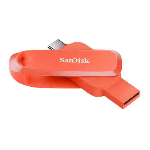 דיסק און קי SanDisk Phone Drive USB-C + USB 3.2 SDDDC6-064G-G46NO (כתום) נפח 64GB