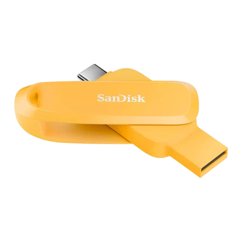 דיסק און קי SanDisk Phone Drive USB-C + USB 3.2 SDDDC6-032G-G46YD (צהוב) נפח 32GB