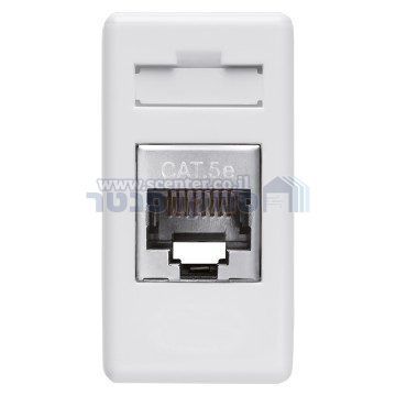 שקע אתרנט RJ45 5E מחשב 1 מודול Top System גוויס 