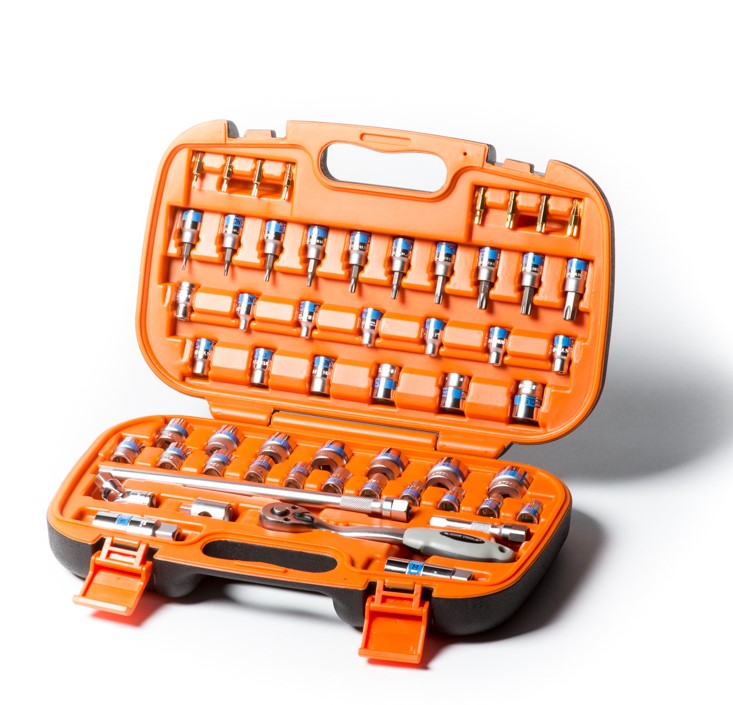 סט בוקסות דרייב "3/8 - 6-24 מ"מ - 57 חלקים KING TOOLS