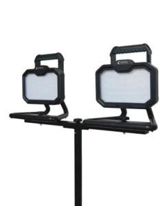 זרקור לד נטען כפול +עמוד Omega Lion Stand 2X30W