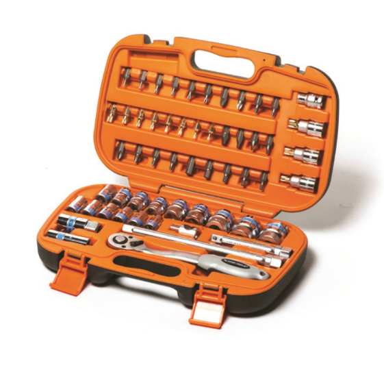 סט בוקסות דרייב "1/2 - 8-32 מ"מ - 57 חלקים KING TOOLS