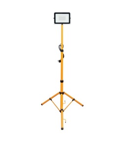 פנס הצפה עמוד TABLET עם כבל גומי 1.8 מטר OMEGA TAB-50W-D-BK-ST