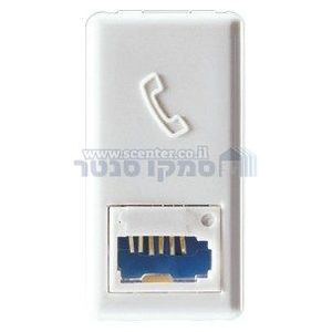 שקע טלפון בריטי 1 מודול Top System RJ11 גוויס 
