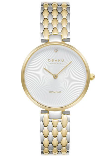 Obaku V256LXFISF משובץ יהלום לנשים