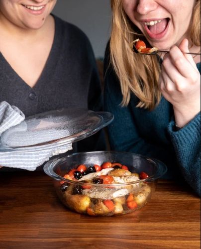 סיר פיירקס 2.1 ליטר +מכסה PYREX