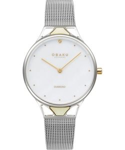 Obaku V302LXCWMC נשים דק מאוד משובץ יהלום