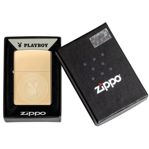 מצית זיפו פלייבוי זהב - ZIPPO