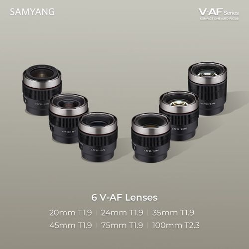סט מלא 6 עדשות סינמה Samyang V-AF Lens Full Set for Sony E Full-Frame