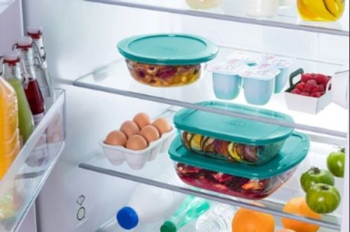 קופסת אחסון זכוכית 2.3 ליטר פיירקס PYREX