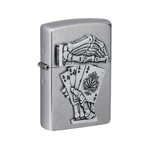 מצית זיפו תבליט פוקר שלד - ZIPPO