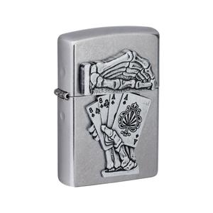 מצית זיפו תבליט פוקר שלד - ZIPPO