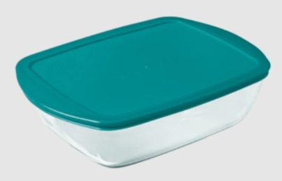קופסת אחסון זכוכית מלבנית 2.5 ליטר פיירקס PYREX