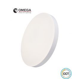 צמוד תקרה דקורטיבי AURA CCT 70W בצבע לבן 