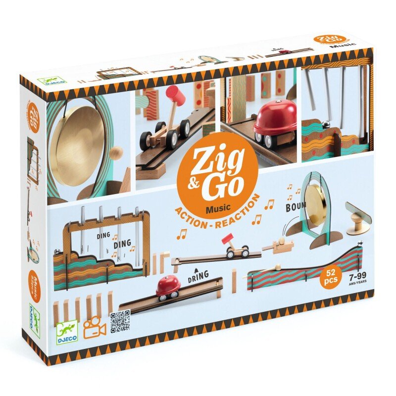 תגובת שרשרת זיג אנד גו 52 חלקים מוסיקה - DJECO