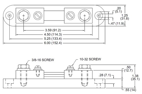 APSCM – שנט. מתמר זרם DC עד 10A או 100A למתח 100mvDC
