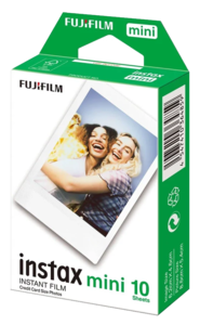 סרט צילום fujifilm instax mini white 10 film