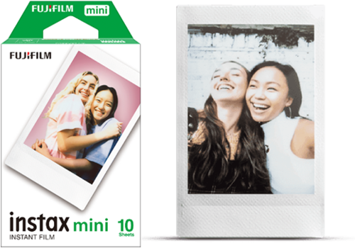 סרט צילום fujifilm instax mini white 10 film